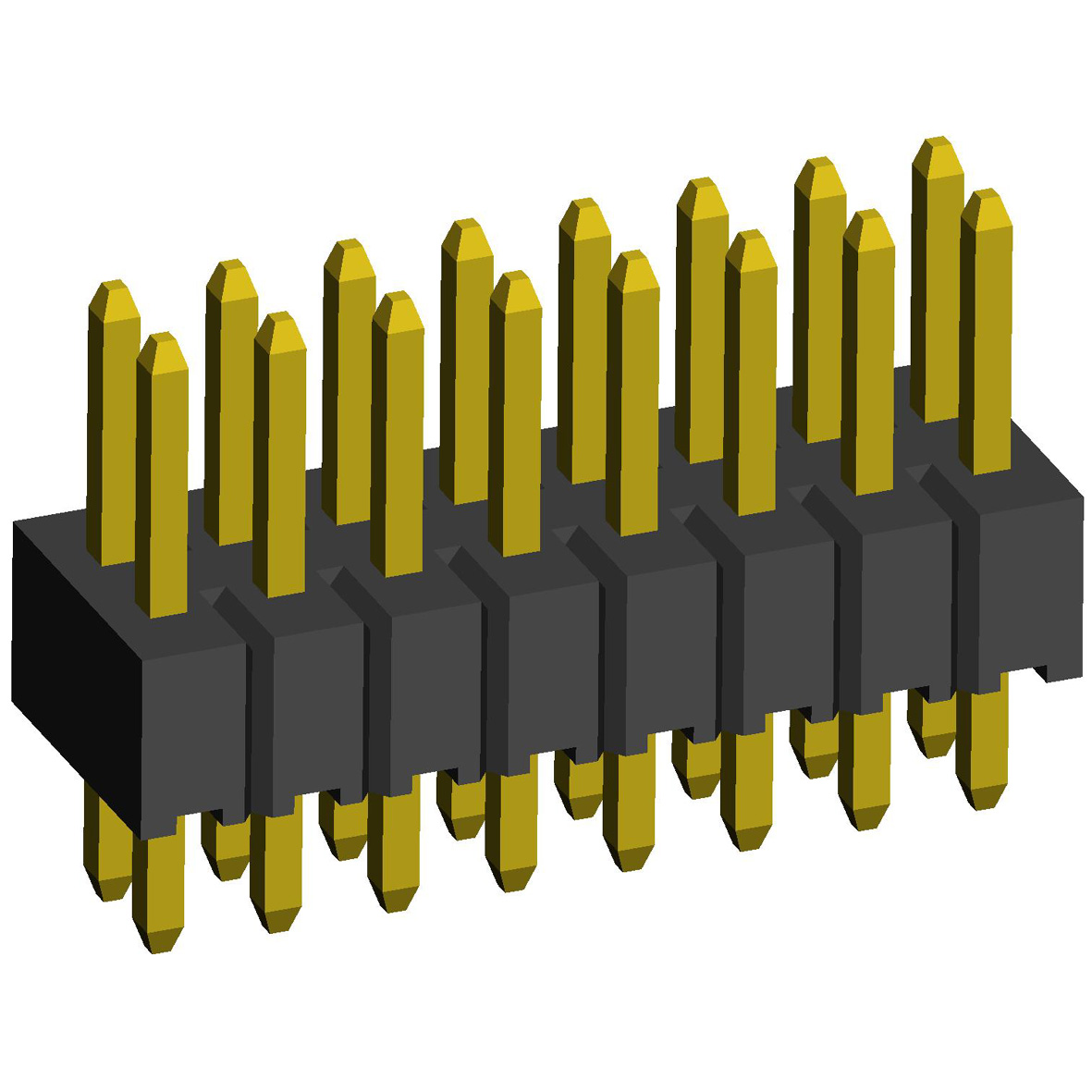 1.27mm Pin Header Double Rows Dip Type